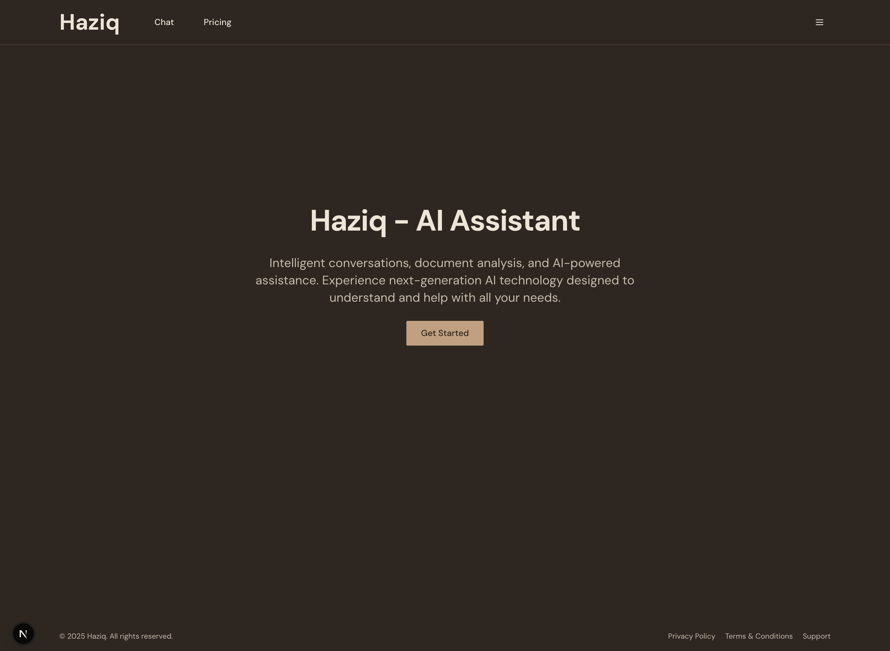 Haziq screen